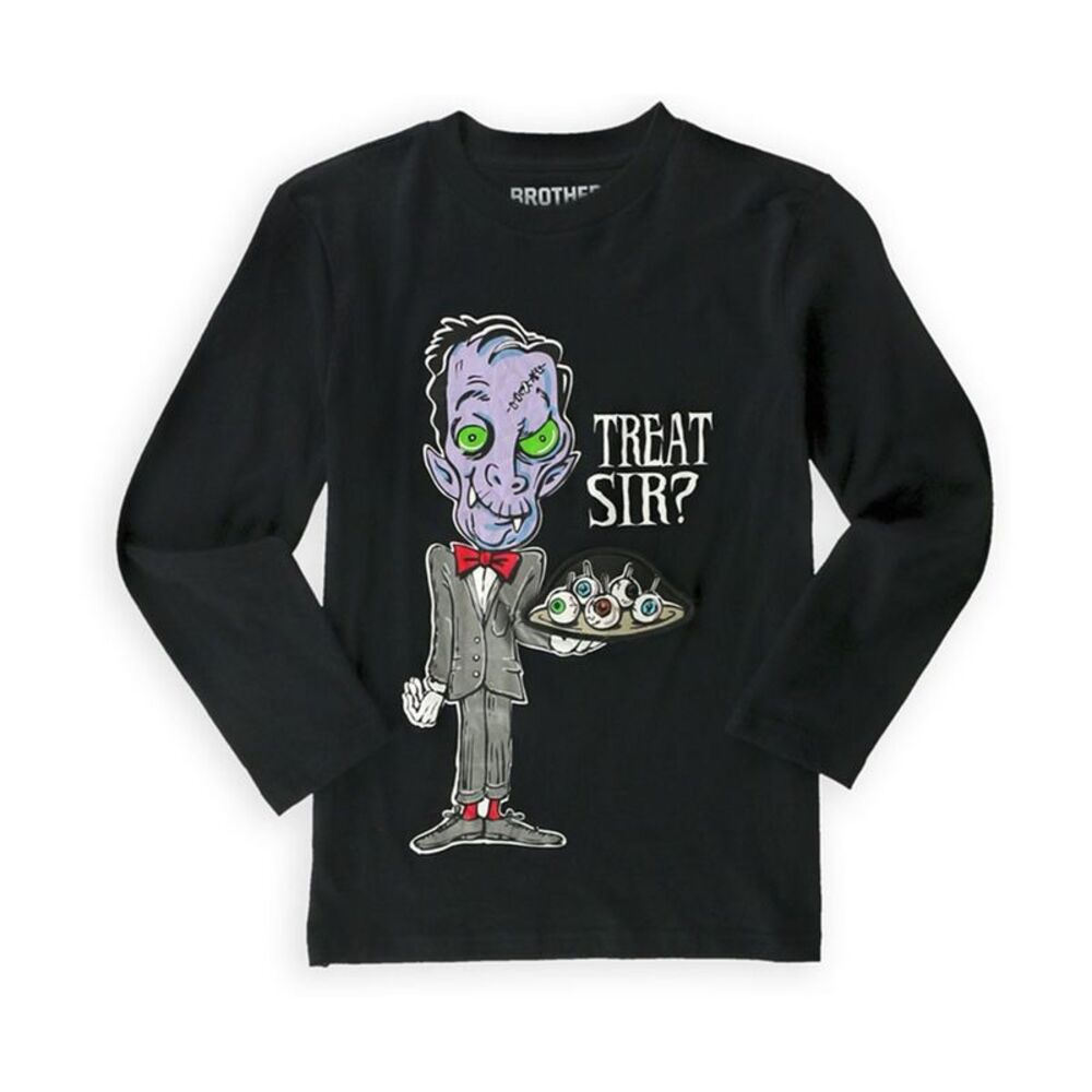 BROTHERS Boys Treat, Sir? Embellished T-Shirt, NWT